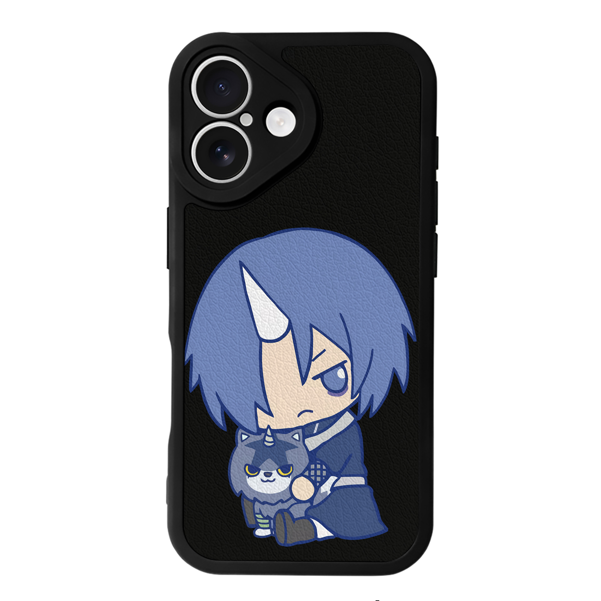 （画像用） 転スラ Regarding Reincarnated to Slime 【iPhone 16シリーズ対応】シリコンスマホケース（レザー調） 材質：シリコン